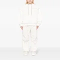 Moncler logo-embroidered hoodie - Neutrals