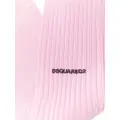 Dsquared2 logo-printed cotton socks - Pink