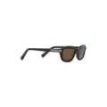 Zegna square-frame tinted sunglasses - Black