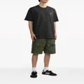 izzue mid-rise cotton cargo shorts - Green