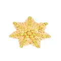 Oscar de la Renta crystal-embellished cactus stud earrings - Yellow