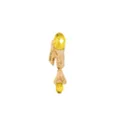 Oscar de la Renta crystal-embellished drop earrings - Yellow