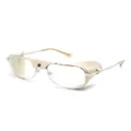 Persol square-frame layered glasses - Silver