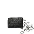 Burberry chain-detail leather wallet - Black