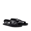 Jil Sander leather sandals - Black