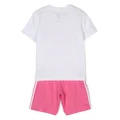 adidas Kids Trefoil cotton shorts set - Pink
