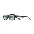 Gucci Eyewear logo-print round-frame sunglasses - Black