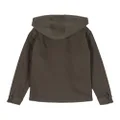 TOM FORD hooded twill shirt jacket - Green