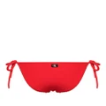 Calvin Klein ribbed-knit bikini bottoms - Red