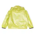 Moncler Enfant logo-patch hooded jacket - Green