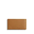 Shinola debossed-logo leather cardholder - Brown