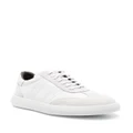 Brioni panelled suede-leather sneakers - White