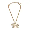 Dsquared2 DSQ2 logo-pendant chain necklace - Gold