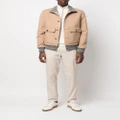 Brunello Cucinelli two-tone cashmere jacket - Neutrals