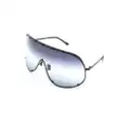 Rick Owens shield-frame gradient sunglasses - Black