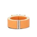 Balmain rhinestone-embellished chunky bracelet - Orange
