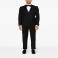 Corneliani single-breasted wool suit - Black