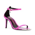 Just Cavalli logo-charm 100mm sandals - Pink