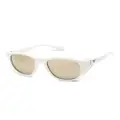 Emporio Armani oval-frame sunglasses - White