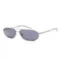 Emporio Armani geometric-frame sunglasses - Grey