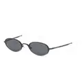 Emporio Armani round-frame sunglasses - Black