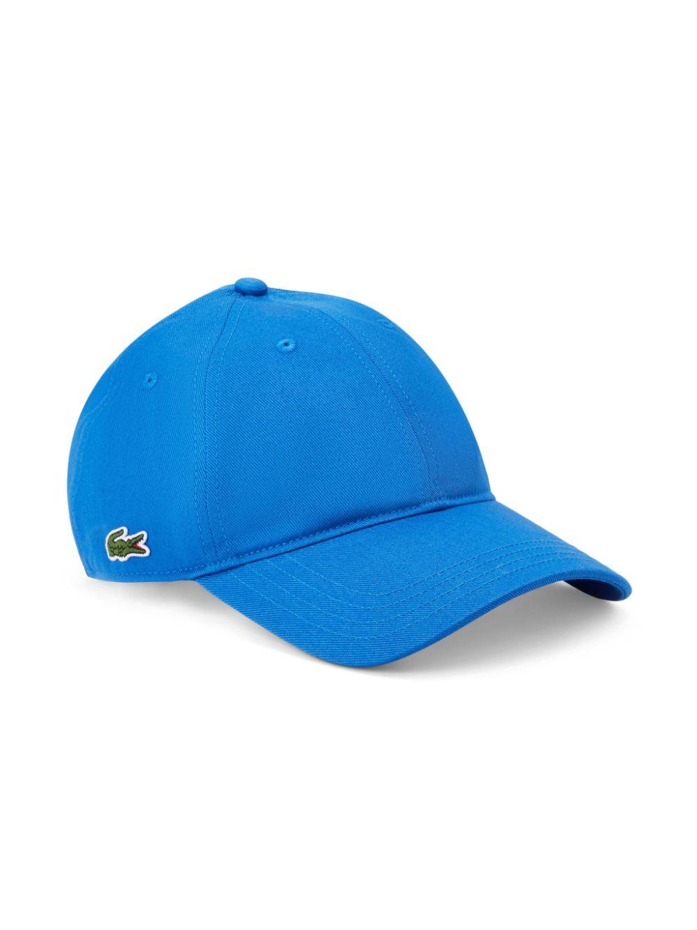 Lacoste logo-patch baseball cap - Blue