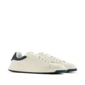 Emporio Armani chunky leather sneakers - White