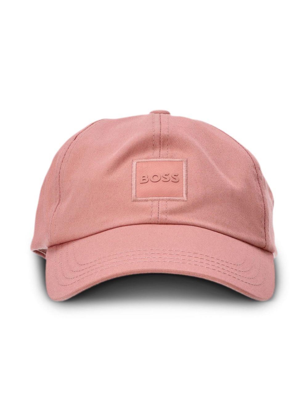 BOSS logo-lettering baseball cap - Pink