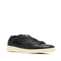 Jil Sander panelled low-top leather sneakers - Black