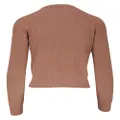Brunello Cucinelli mock-neck ribbed-knit top - Pink