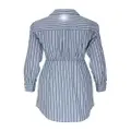 Veronica Beard Rae striped mini dress - Blue