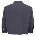 Vince flap-pocket cotton-blend jacket - Grey