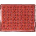 Brunello Cucinelli geometric-print pocket square - Red