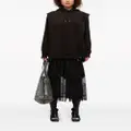 3.1 Phillip Lim layered lace-detail cotton dress - Black