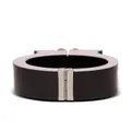 Balmain rhinestone-embellished chunky bracelet - Black