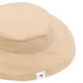 Jil Sander logo-tag canvas bucket hat - Neutrals