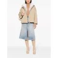 Yves Salomon cropped reversible hooded parka - Neutrals