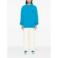 ZZERO BY SONGZIO Innoncence Panther drawstring hoodie - Blue