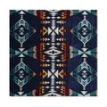 Pendleton geometric jacquard cotton towel - Blue
