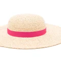 Paul Smith ribbon-detail sun hat - Neutrals