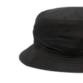 Moschino logo-plaque bucket hat - Black
