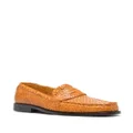 Marni interwoven leather loafers - Orange