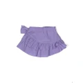 Miss Blumarine logo-print skirt - Purple