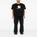 Junya Watanabe MAN x Carhartt logo-print cotton T-shirt - Black