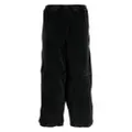 Alexander Wang wide-leg cotton track pants - Black