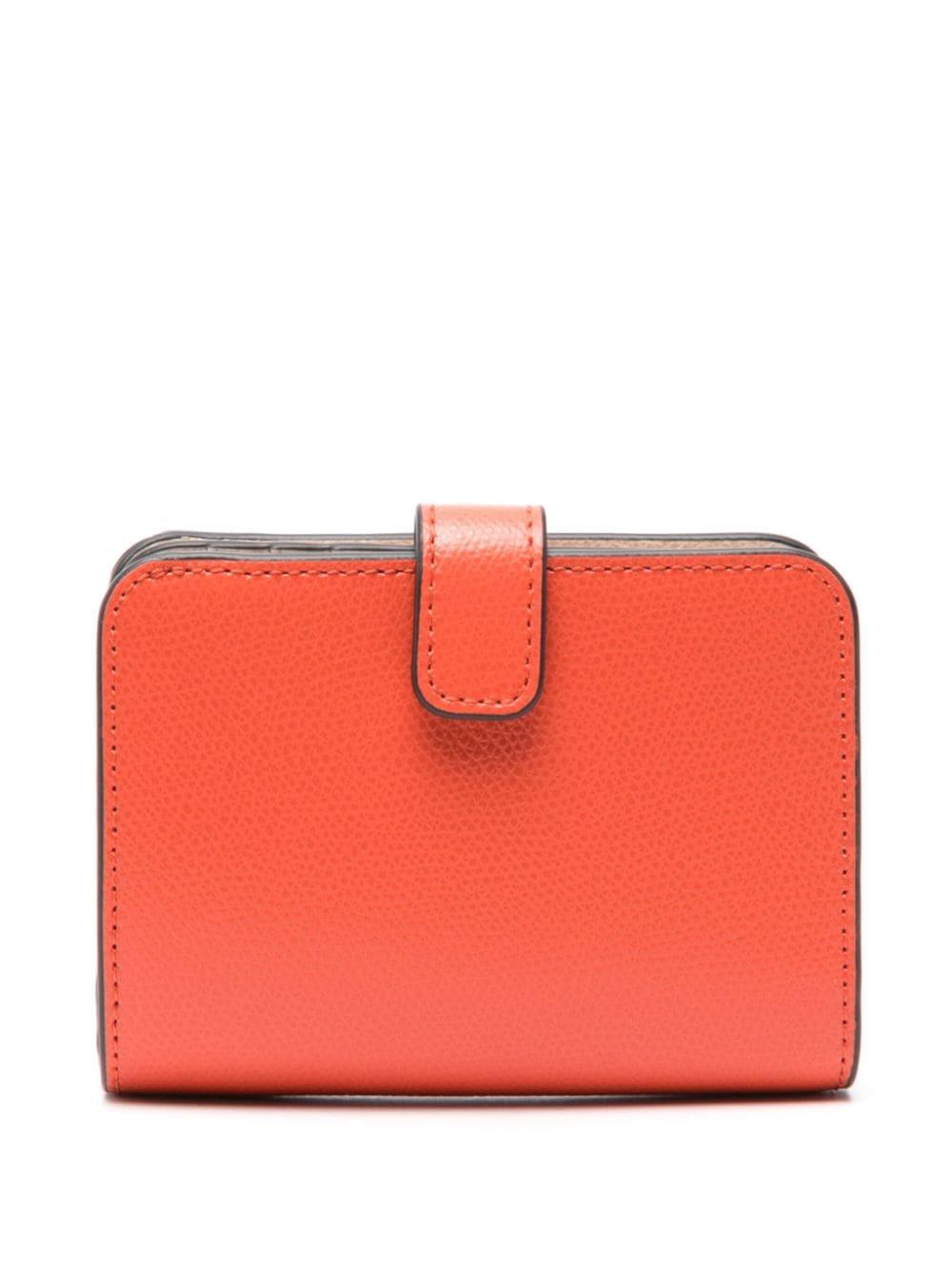 Furla medium Camelia leather wallet - Orange
