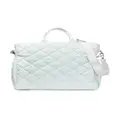 Missoni Kids zigzag-print quilted changing bag - White