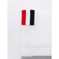 Thom Browne 4-bar stripe mid calf socks - White