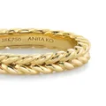 Anita Ko 18kt yellow gold braided ring