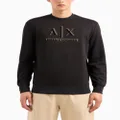 Armani Exchange logo-print long-sleeve T-shirt - Black